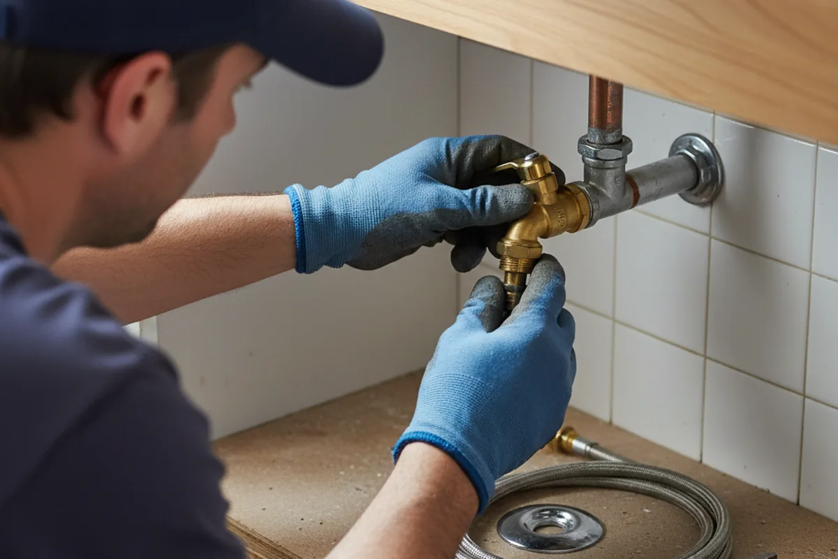 Shutoff valve and fitting work during Repiping in Lynchburg